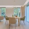 Designers Fountain Westin 3 Light Modern Brushed Gold with Clear Glass Shades Chandelier For Dining Rooms 95783-BG - alternate 2
